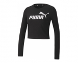 Puma long sleeve ess+ logo fitted w